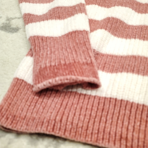 Soft Chenille Striped Jumper Sweater - Picture 2 of 8
